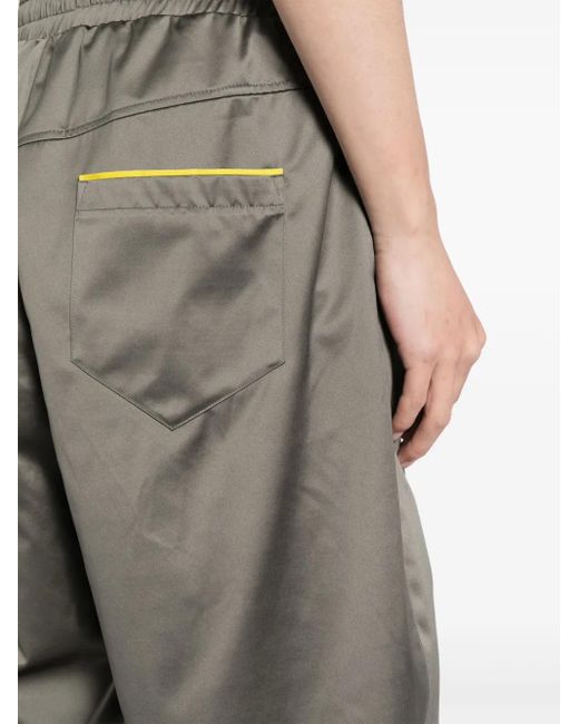 Ferrari Gray Drawstring-Waist Bermuda Shorts for men