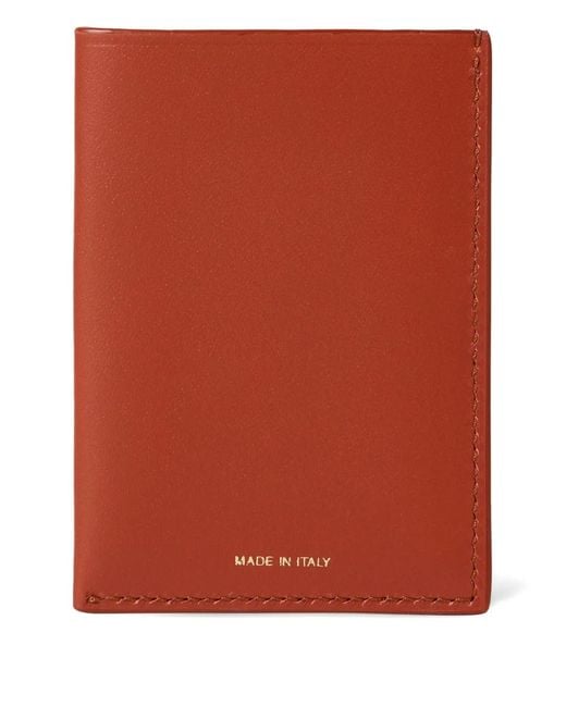Paul Smith Red Leather Card Holder for men