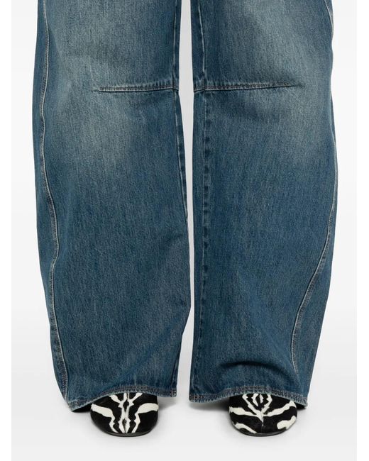 Soeur Blue Gaspard Wide-Leg Jeans