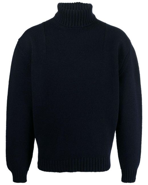 Prada Cotton Roll-neck Knitted Jumper 