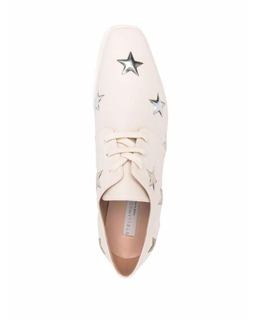 Stella McCartney Natural Elyse Star 80Mm Sneakers