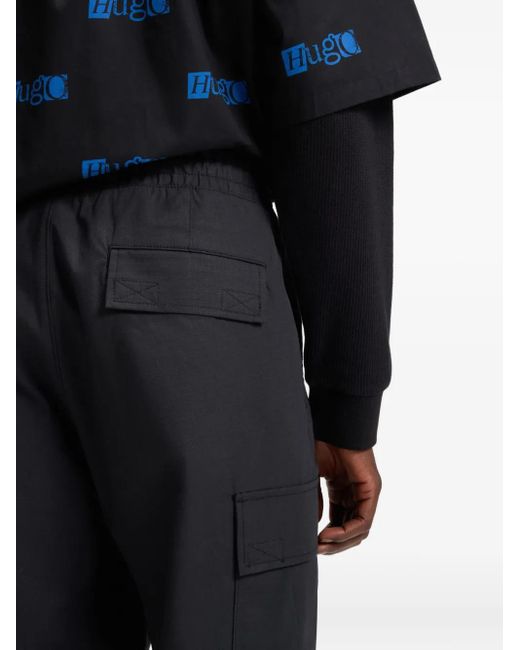 Pantalones cargo con cordones HUGO de hombre de color Blue