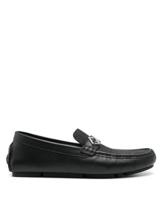 Fendi Ff Squared Loafer in Black für Herren