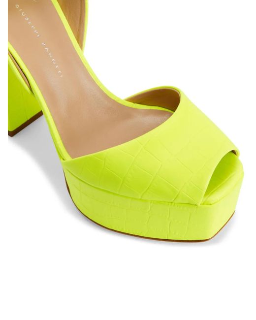 Giuseppe Zanotti Yellow 120Mm Betty Platform Sandals