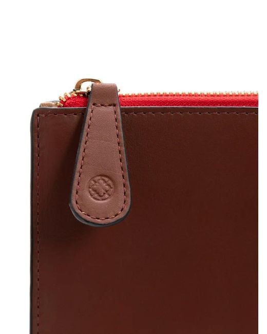 La Portegna Brown Mendocino Leather Document Holder for men