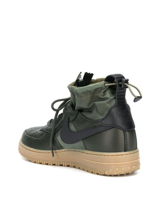 Nike Leather Air Force 1 Winter Gore-tex in Green for Men | Lyst