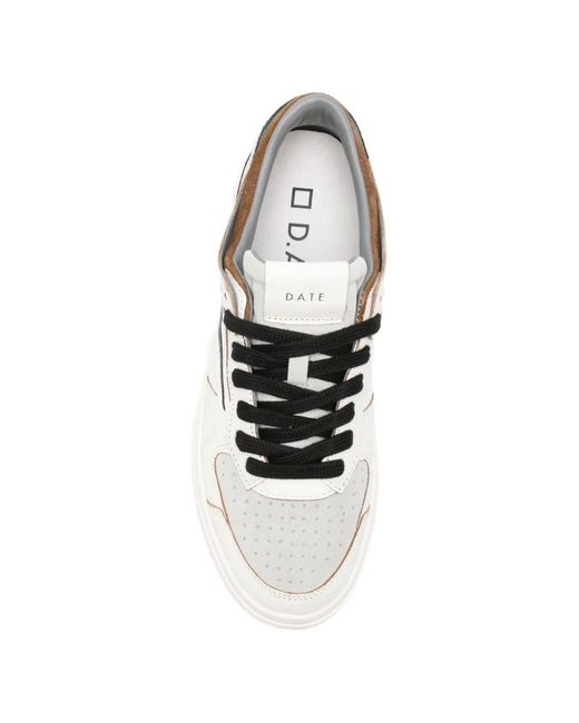 Date Torno Sneakers Mit Einsätzen in White für Herren