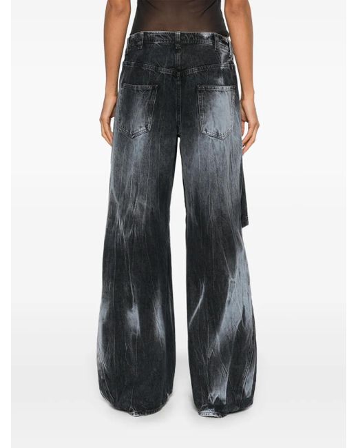 ALESSANDRO VIGILANTE Blue Cut-Out Jeans