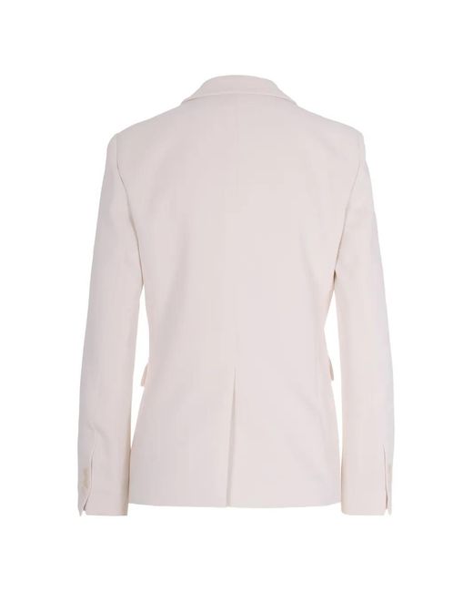 P.A.R.O.S.H. White Button Fastening Blazer