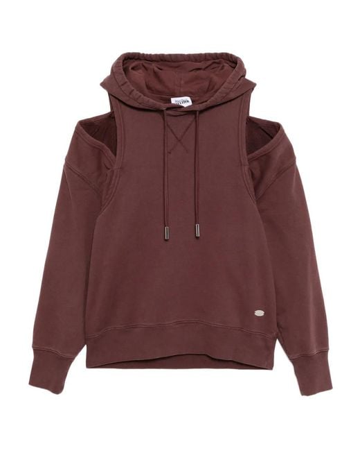 Jean Paul Gaultier Purple Cut-Out Hoodie