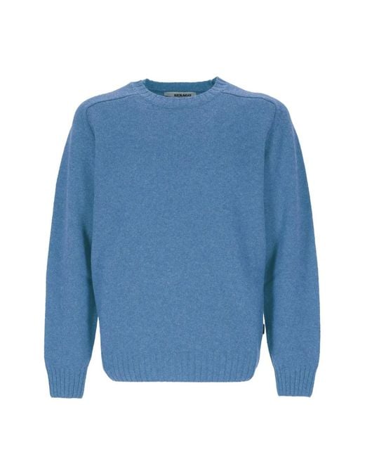 Sebago Blue Gilead Crew-Neck Wool Sweater for men