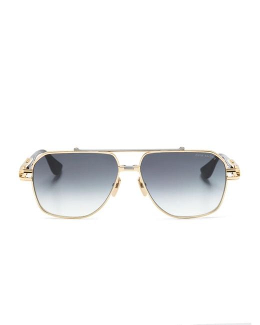 Dita Eyewear Blue Kudru Pilot-Frame Sunglasses