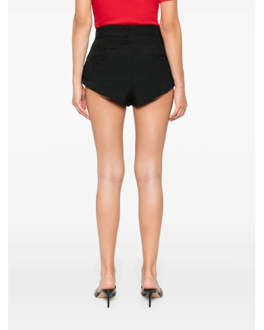 Magda Butrym フレア ショートパンツ Black