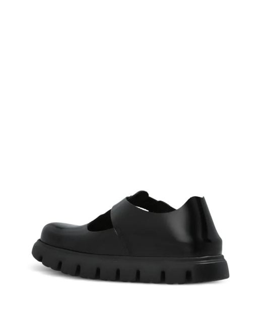 Birkenstock Black Paris Chunky Loafer mit Schnallenriemen