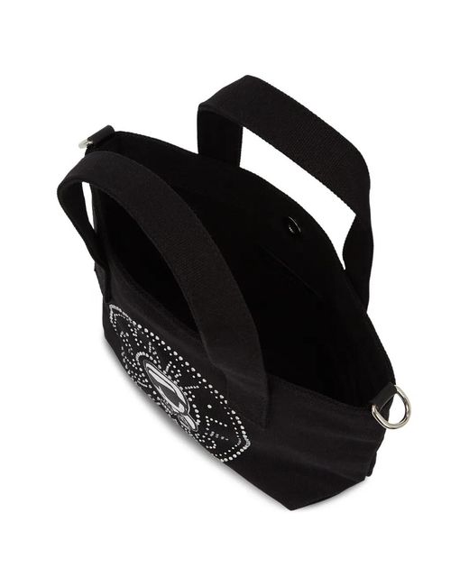Karl Lagerfeld Black Small Ikon Tote Bag