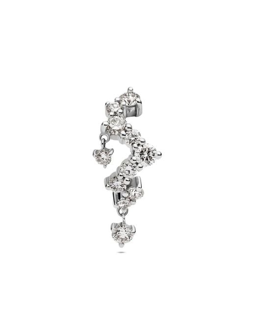 Maria Black White 14K Recycled Sky Lab-Grown Diamonds Earring