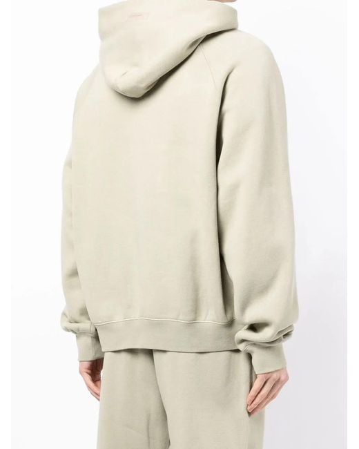 Fear Of God Natural Logo-Print Oversized Hoodie for men