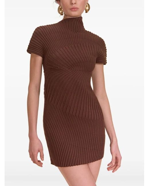 brown cult gaia dress Cult Gaia - Abril Gown
