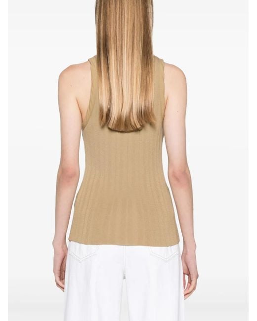 A.P.C. Natural Lemaitre Ribbed-Jersey Tank Top