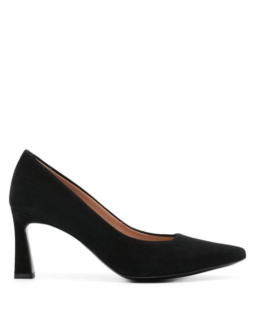 Pollini Black Sissi 75Mm Suede Pumps