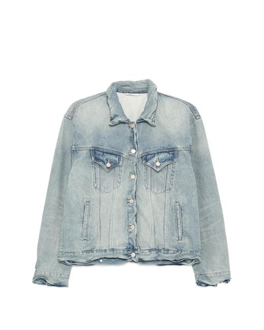 JNBY Blue Cotton Denim Jacket