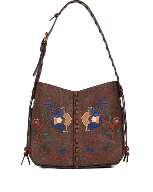Borsa A Spalla Volcano di Etro in Brown
