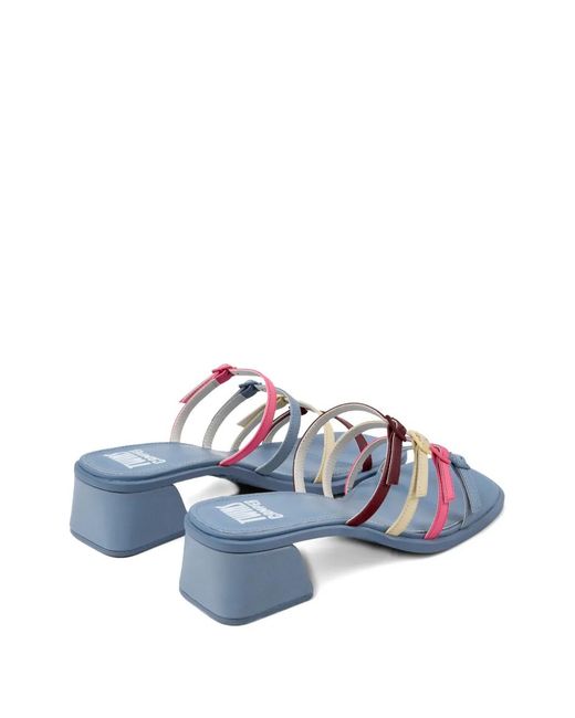 Camper White Kora Strapped Sandals