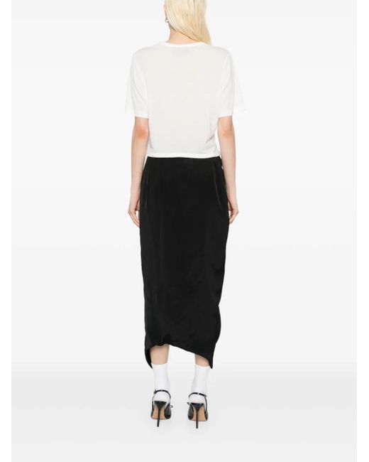 Simone Rocha White Lyocell T-Shirt