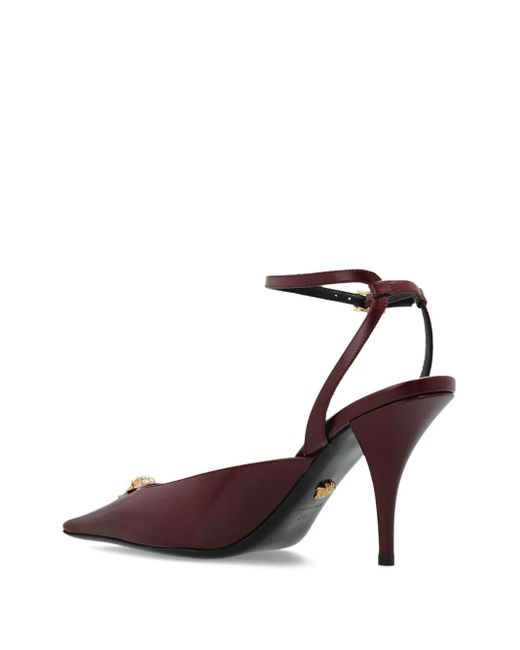 Versace Red Heeled Shoes