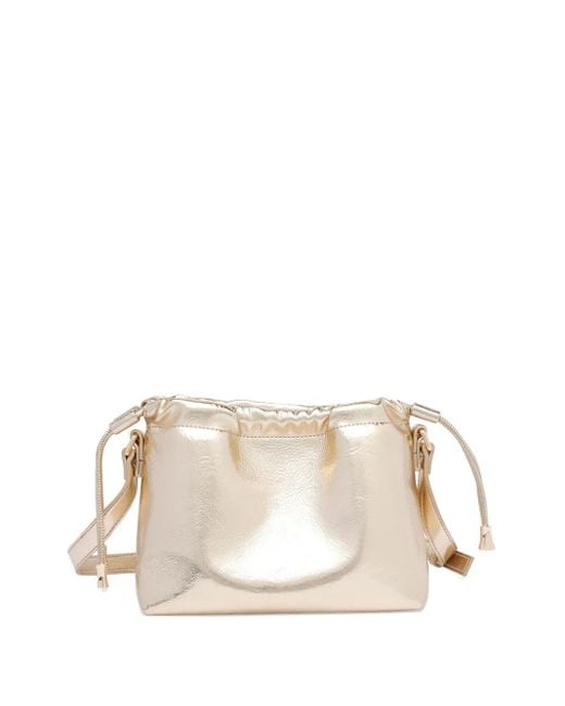 A.P.C. Natural Mini Ninon Drawstring Shoulder Bag