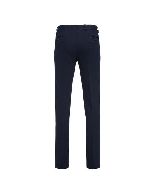 Billionaire Blue Crest Chino Trousers for men