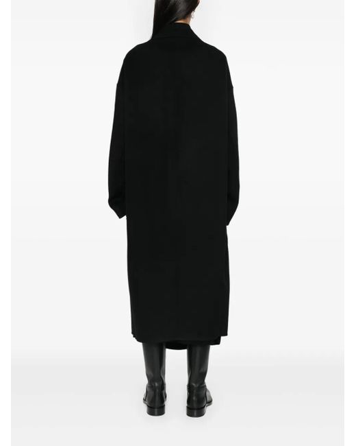 Totême  Black Klassischer Wollmantel