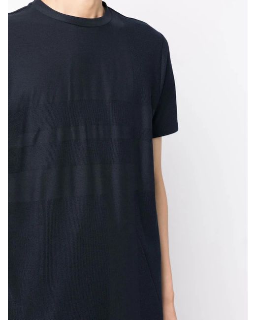 Dunhill Blue Jacquard Crew-Neck T-Shirt for men