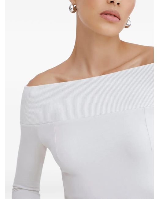 MARCELLA White Tilly Midi Dress