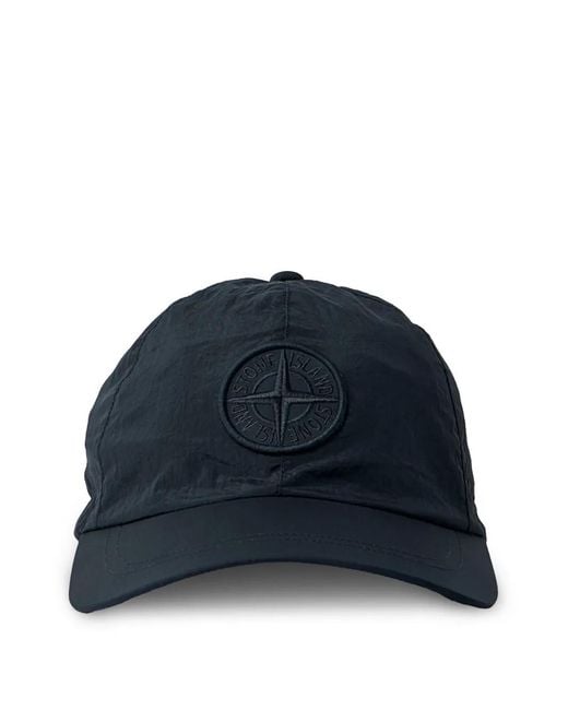 Stone Island Black Caps for men