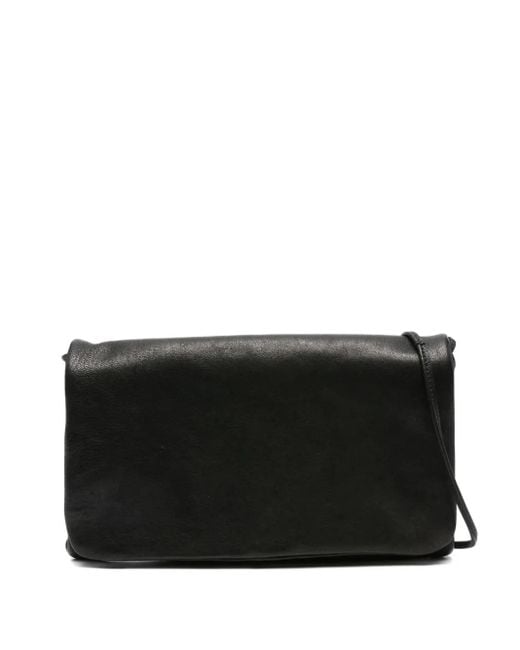 SOMMET Soffieta Leren Crossbodytas in het Black