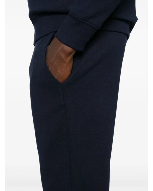 Corneliani Blue Cotton Track Pants for men