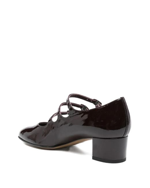 CAREL PARIS Brown 50Mm Kina Buckled Pumps