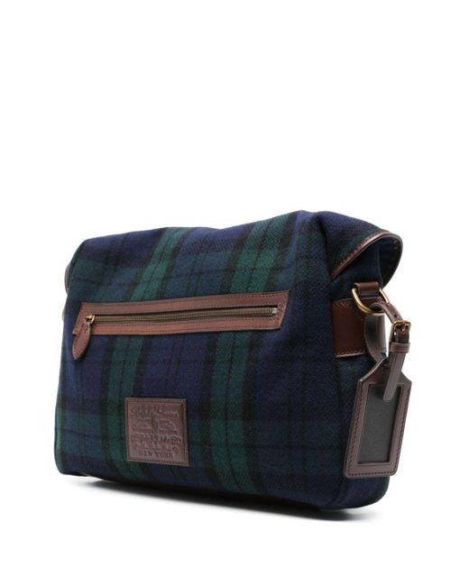Polo Ralph Lauren Heritage Messenger Bag in Blue for Men | Lyst