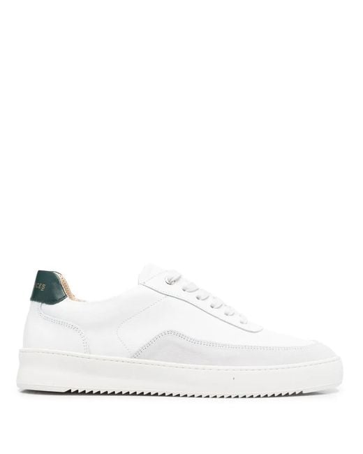 Filling Pieces White Mondo Low-Top Sneakers for men