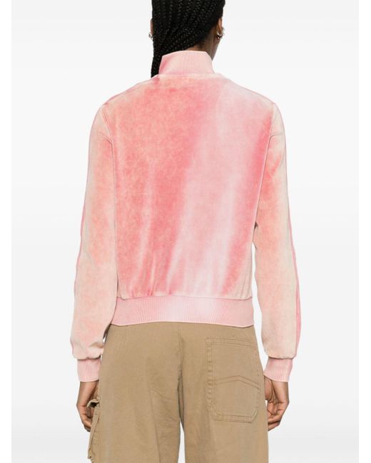 Veste F-Kinigli à coupe crop DIESEL en coloris Pink