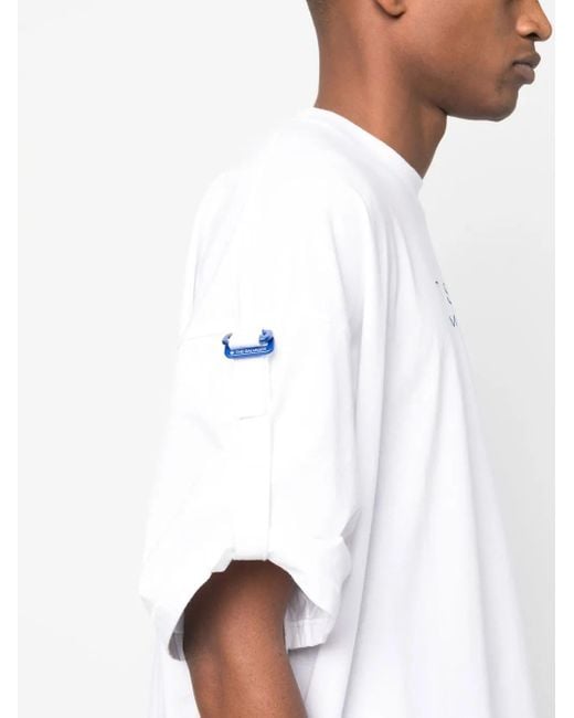 The Salvages White Logo-Print T-Shirt for men
