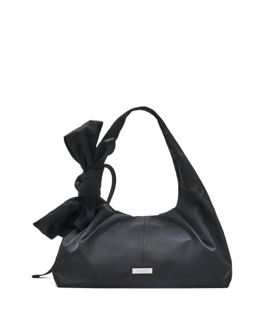 Marc Jacobs Black The Bow Nylon Large Sack Bag