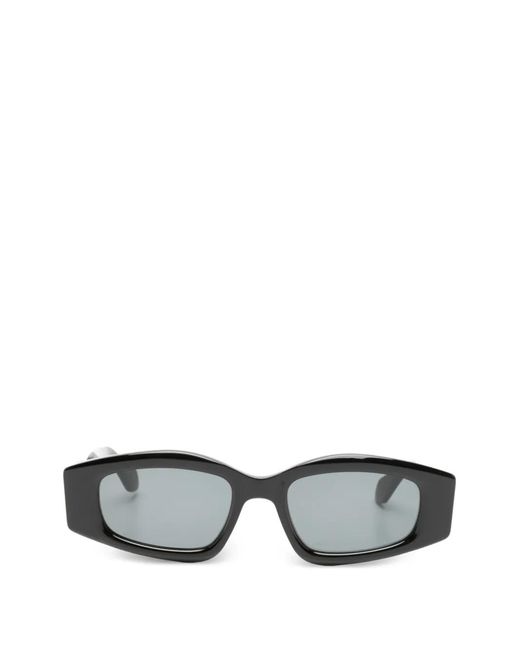 Alaïa Gray Lunettes De Soleil À Monture Carrée