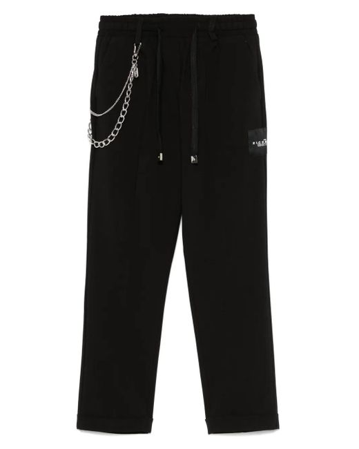John Richmond Junior ロゴパッチ パンツ Black