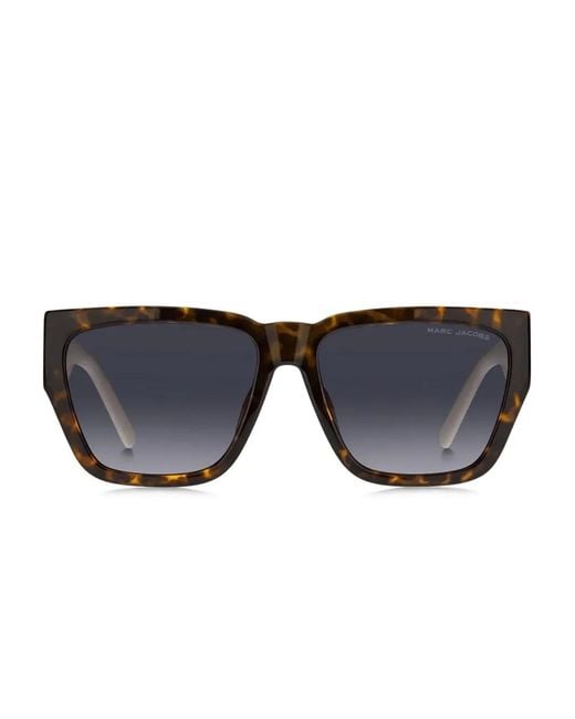 Marc Jacobs Blue Geometric-Frame Sunglasses