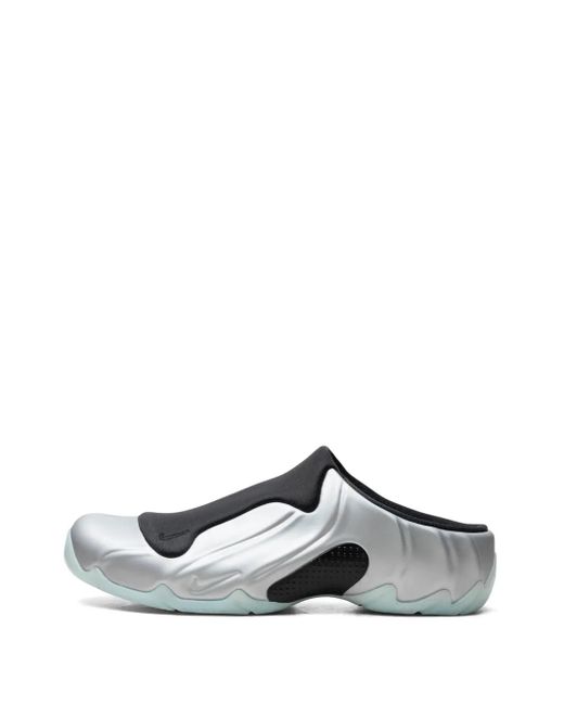 Nike Gray Clogposite Chrome Molded Foam Mules for men