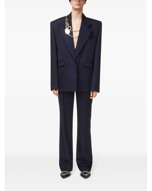 Area Blue Chain-Detailing Blazer