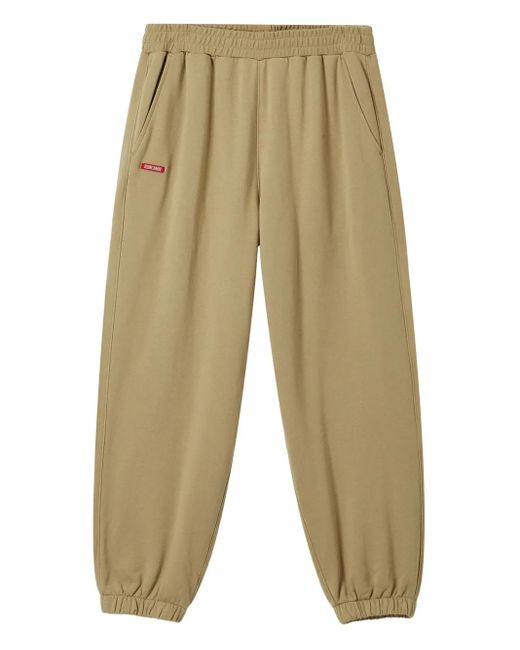 Izzue Natural Elasticated-Cuff Track Pants for men