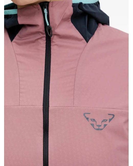 Dynafit Blue Hooded Panelled Jacket